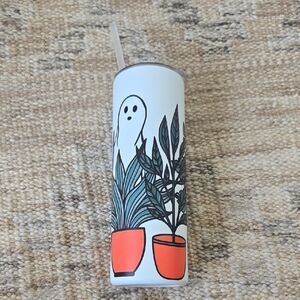 Ghost and Plant Design Tumbler